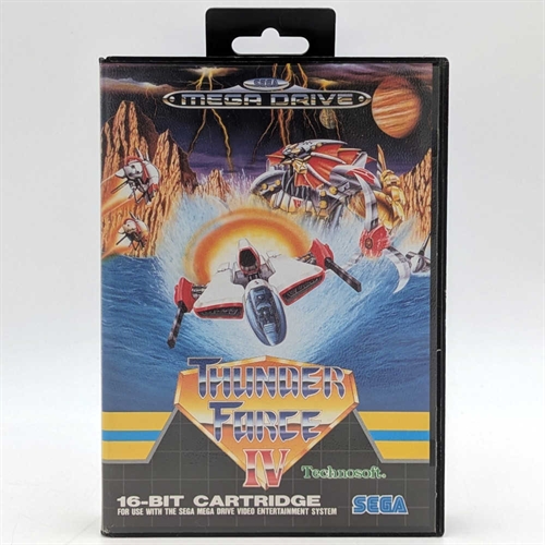 Thunder Force IV - Komplet I Æske - Sega Mega Drive Spil (B Grade) (Genbrug)